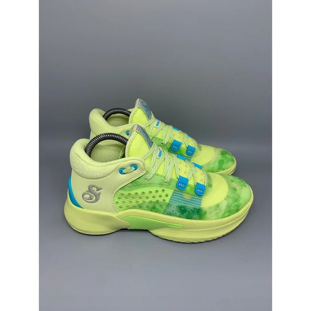 Skechers x Snoop Dogg SKX Resagrip Lime Basketball Shoes Women's Sz 7.5 New